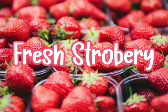 Fruits Garden Font - Preview 1