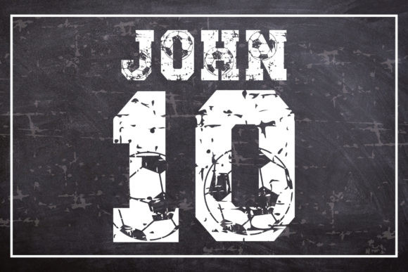 Grunge Soccer Font - Preview 4