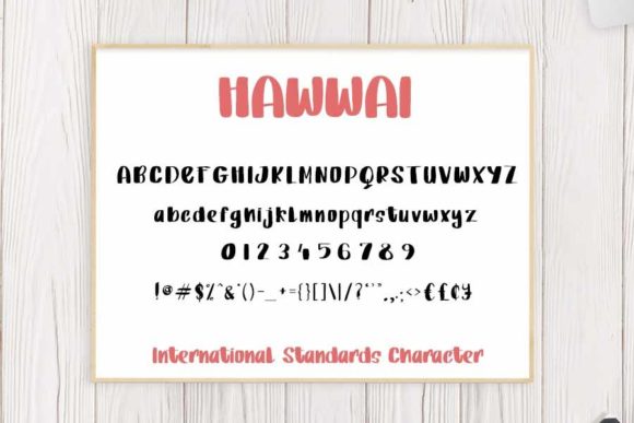 Hawwai Font - Preview 3