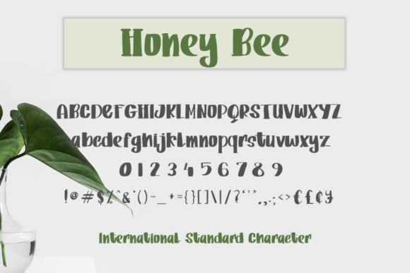 Honey Bee Font - Preview 2