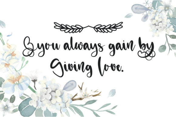 Milya Font PNG with transparent background - Preview 1