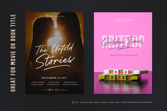 Motherland Signature Font PNG with transparent background - Preview 1