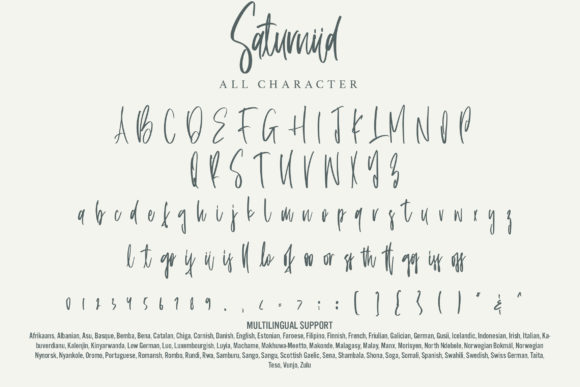 Saturniid Font PNG with transparent background - Preview 6