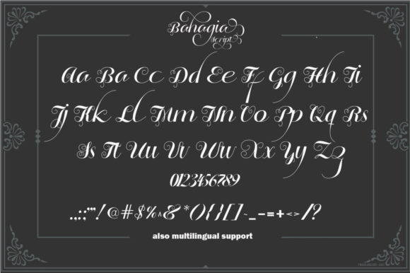 Bahagia Script Font - Preview 2
