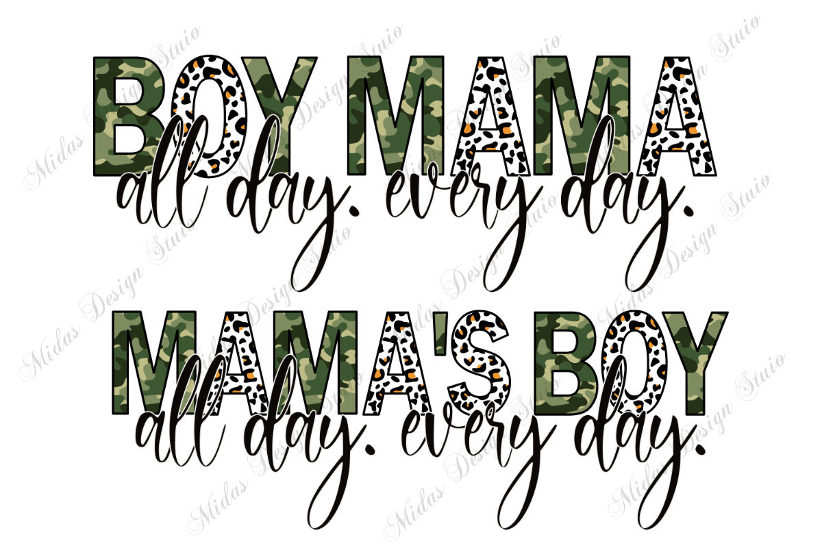 Boy Mama Camo Sublimation Graphic by MidasStudio · Creative Fabrica