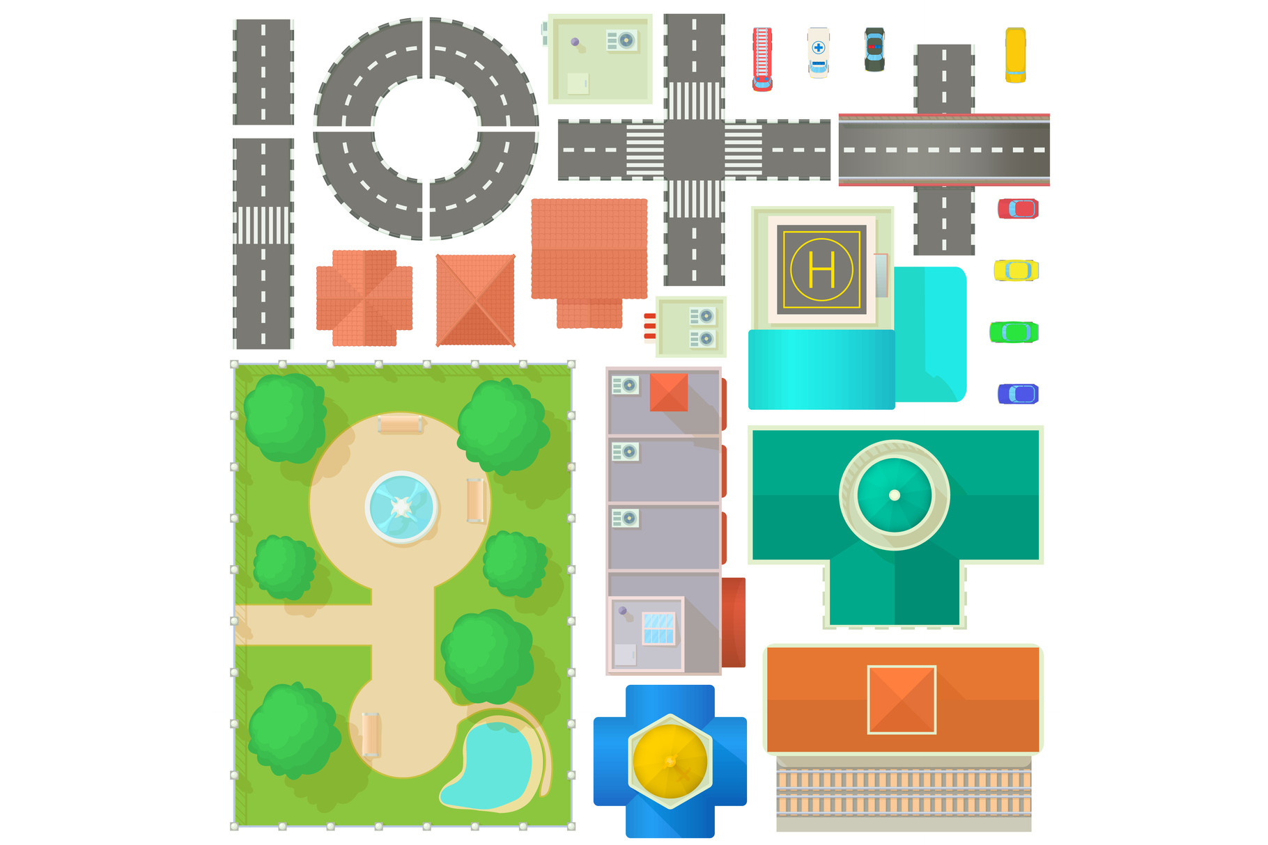 City Map Constructor Set