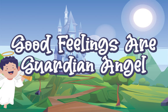 Hello Angel Font - Preview 1