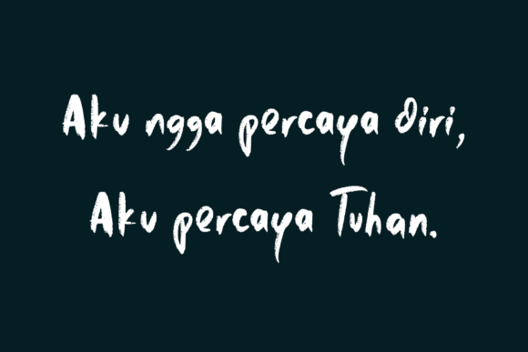Hidup Font PNG with transparent background - Preview 4