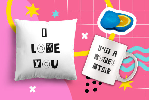 Letter Game Font PNG with transparent background - Preview 5