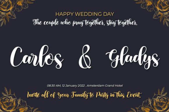 Master Elegant Font PNG with transparent background - Preview 3