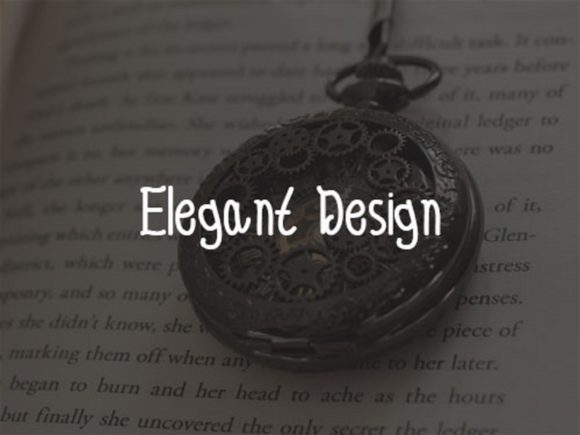 Pocket Watch Font font preview - 2