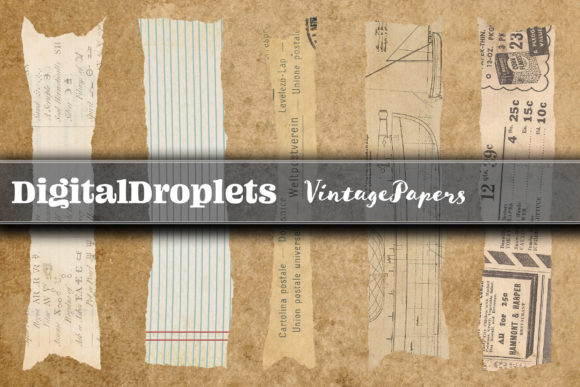 Vintage Papers | 180 Washi Tapes