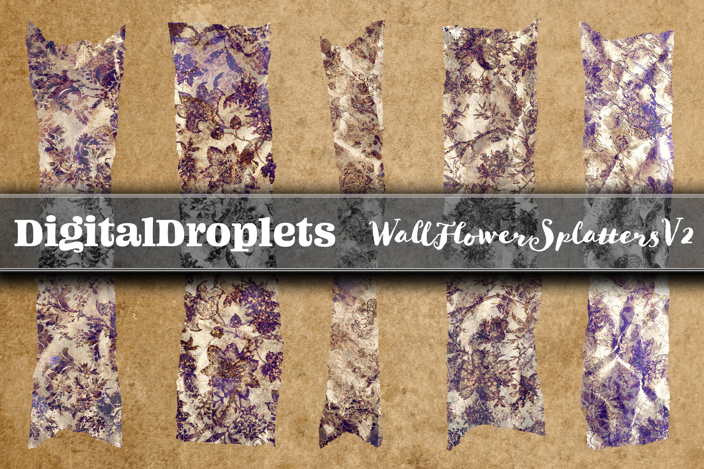 WallFlowerSplatters V2 | 180 Washi Tapes