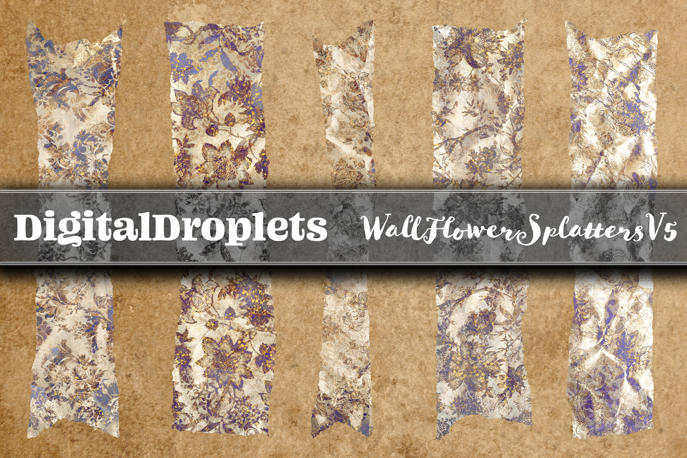 WallFlowerSplatters V5 | 180 Washi Tapes