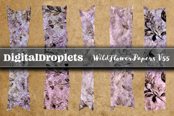 Wild Flower Papers V55 | 180 Washi Tapes