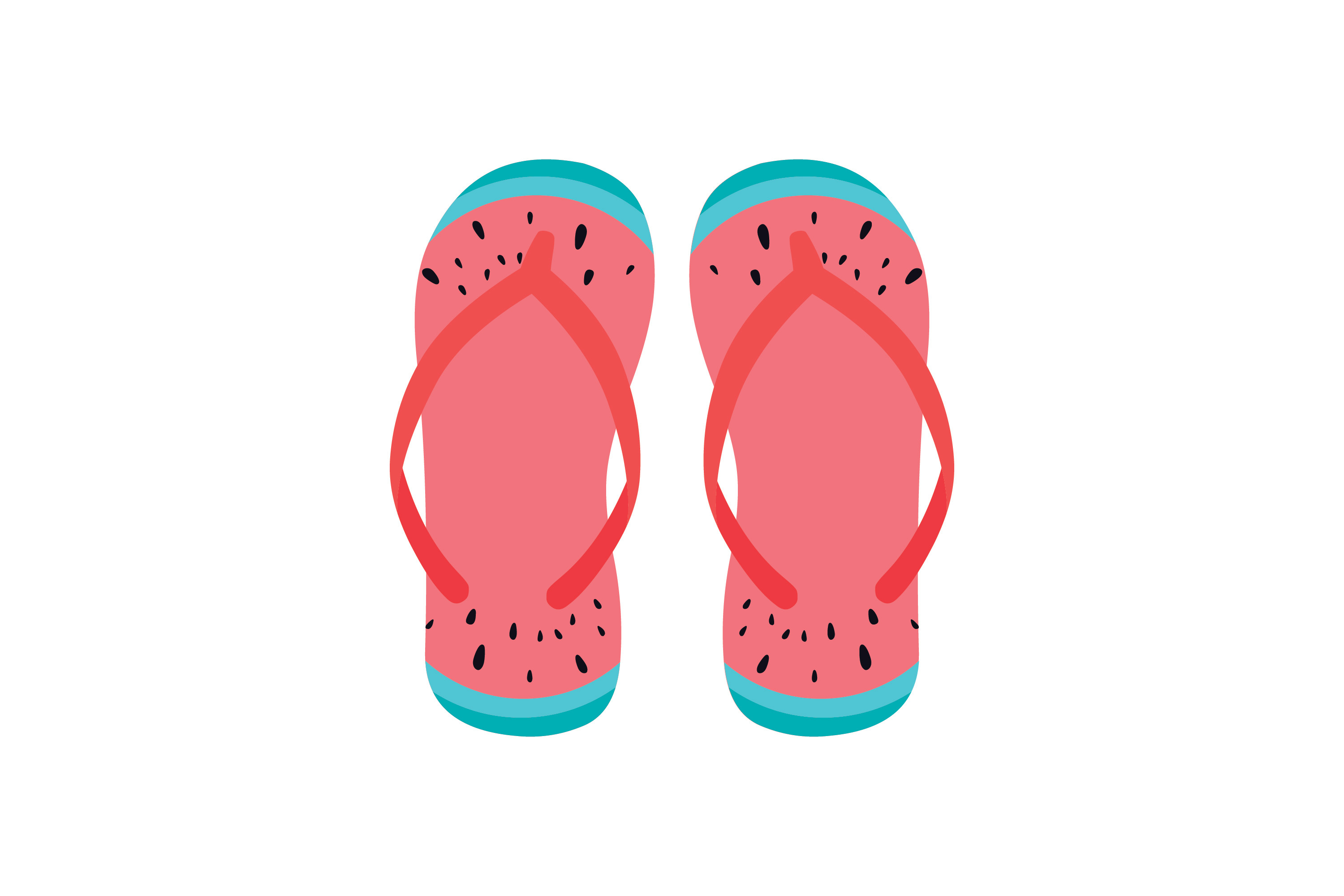 Beach Slippers Vector Icon 9 Graphic by raysaozora · Creative Fabrica