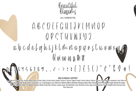 Beautiful Blossoms Font - Preview 6
