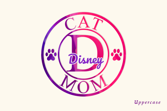 Cat Mom Monogram Font - Preview 1