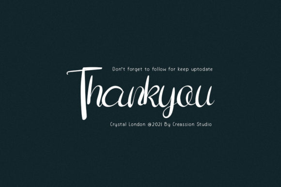 Crystal London Font - Preview 4