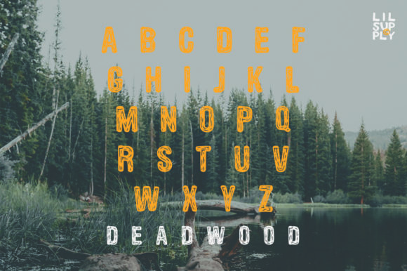 Deadwood Font - Preview 1