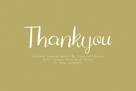 Gourmet Font - Preview 3