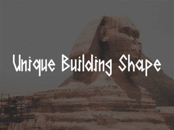 Pyramid Triangle Font PNG with transparent background - Preview 3