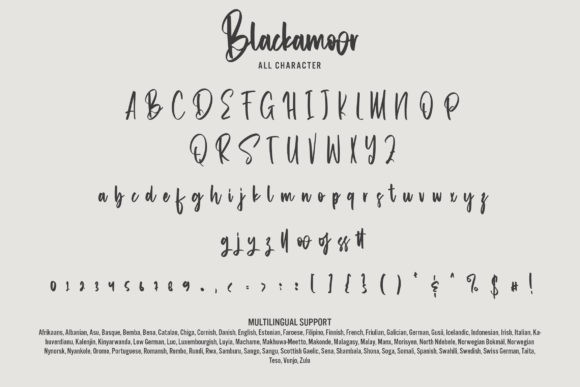 Blackamoor Font - Preview 6