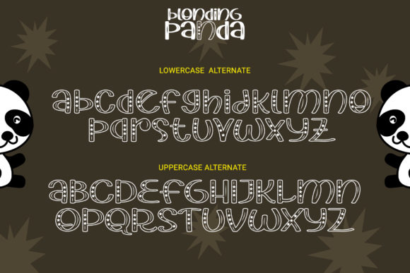 Blonding Panda Font - Preview 6