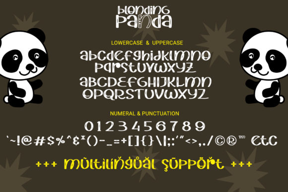 Blonding Panda Font - Preview 5