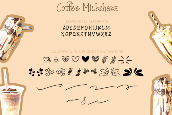 Coffee Milkshake Font - Preview 6