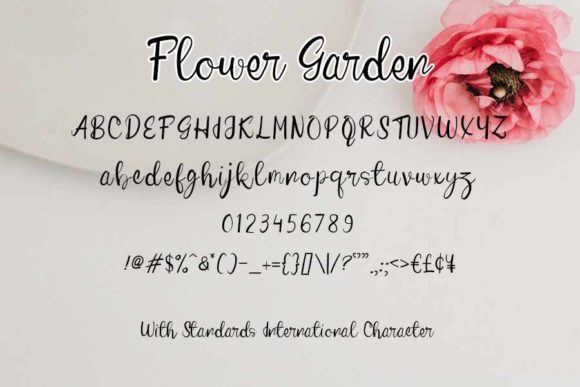 Flower Garden Font - Preview 2