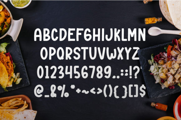 Fried Potato Font - Preview 4