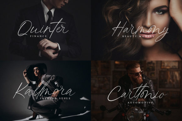 Kingston Signature Font - Preview 2