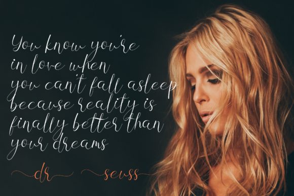 Maretha Chellia Font PNG with transparent background - Preview 3