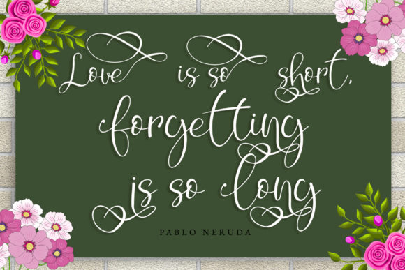 Mylea Font PNG with transparent background - Preview 1