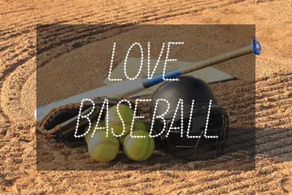 Baseball Stitch Font - Preview 2