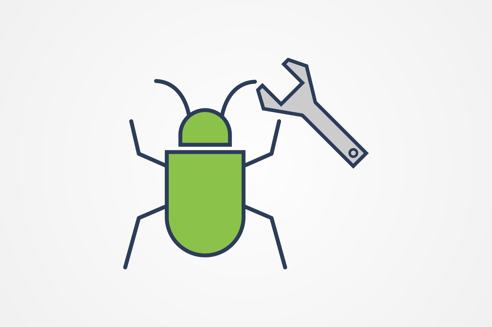 Bug Fixing Line Filled Icon Graphic by Graphic Nehar · Creative Fabrica