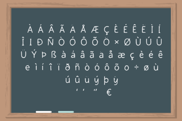 Chalkiest Font - Preview 2