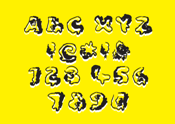 Cheese Melt Font - Preview 1