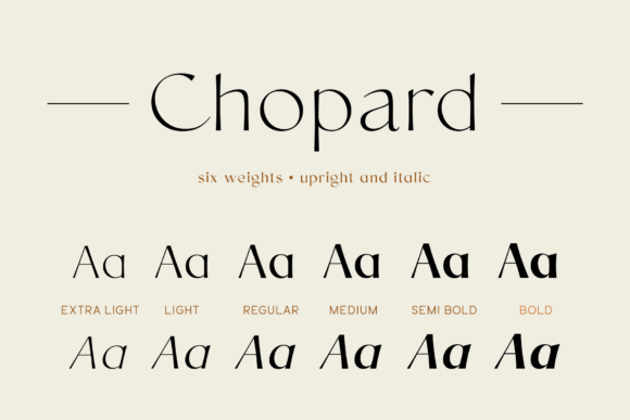 Chopard Font PNG with transparent background - Preview 2