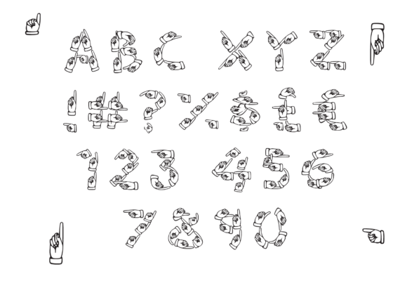 Don't Point Font - Preview 1