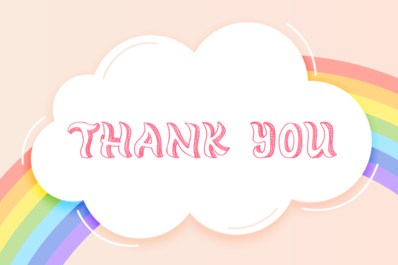 Enjoy Rainbow Font - Preview 4