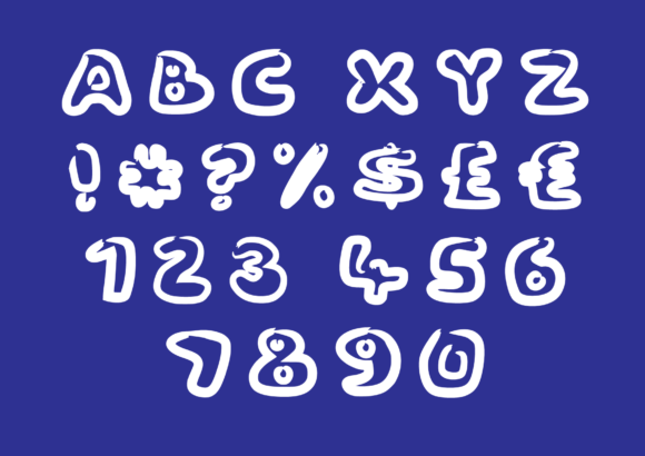 Fat Fool Font PNG with transparent background - Preview 1