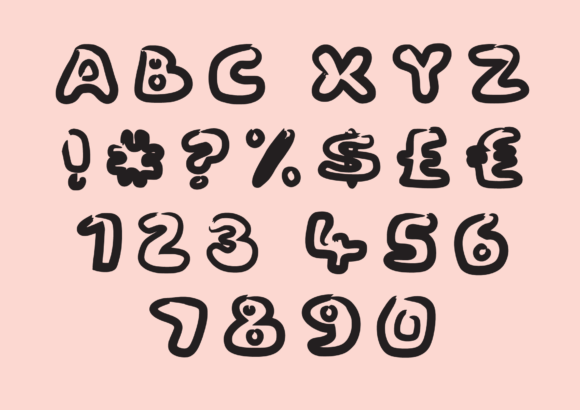 Fat Worm Font - Preview 1
