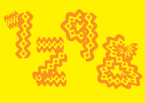 Faux African Font PNG with transparent background - Preview 2