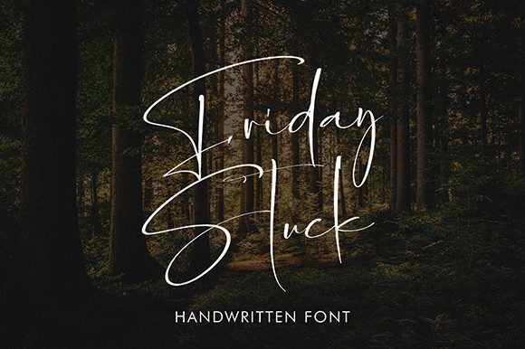 Friday Stuck Font PNG with transparent background - Preview 1