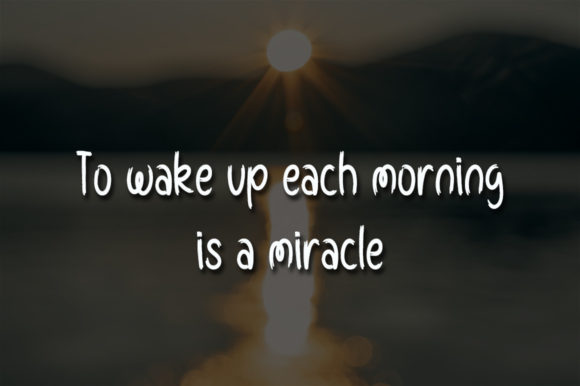 Good Morning Font - Preview 1