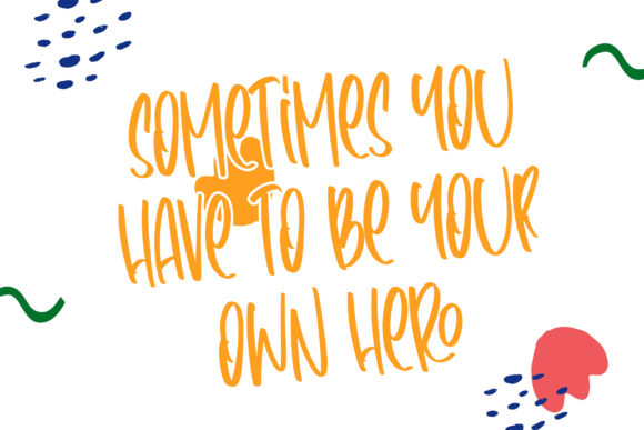 Heroism Theory Font PNG with transparent background - Preview 2