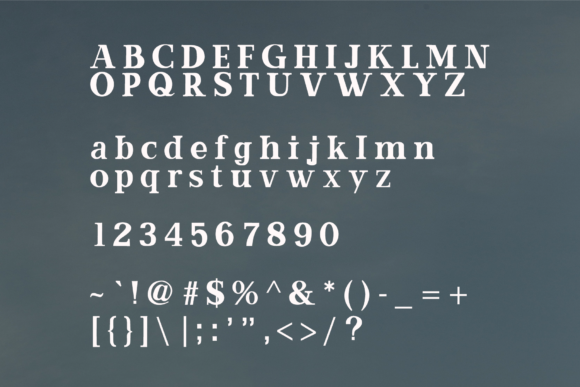 Kirkjufell Font PNG with transparent background - Preview 5