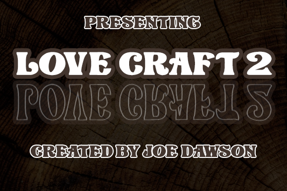 Love Craft 2 Font PNG with transparent background - Preview 2